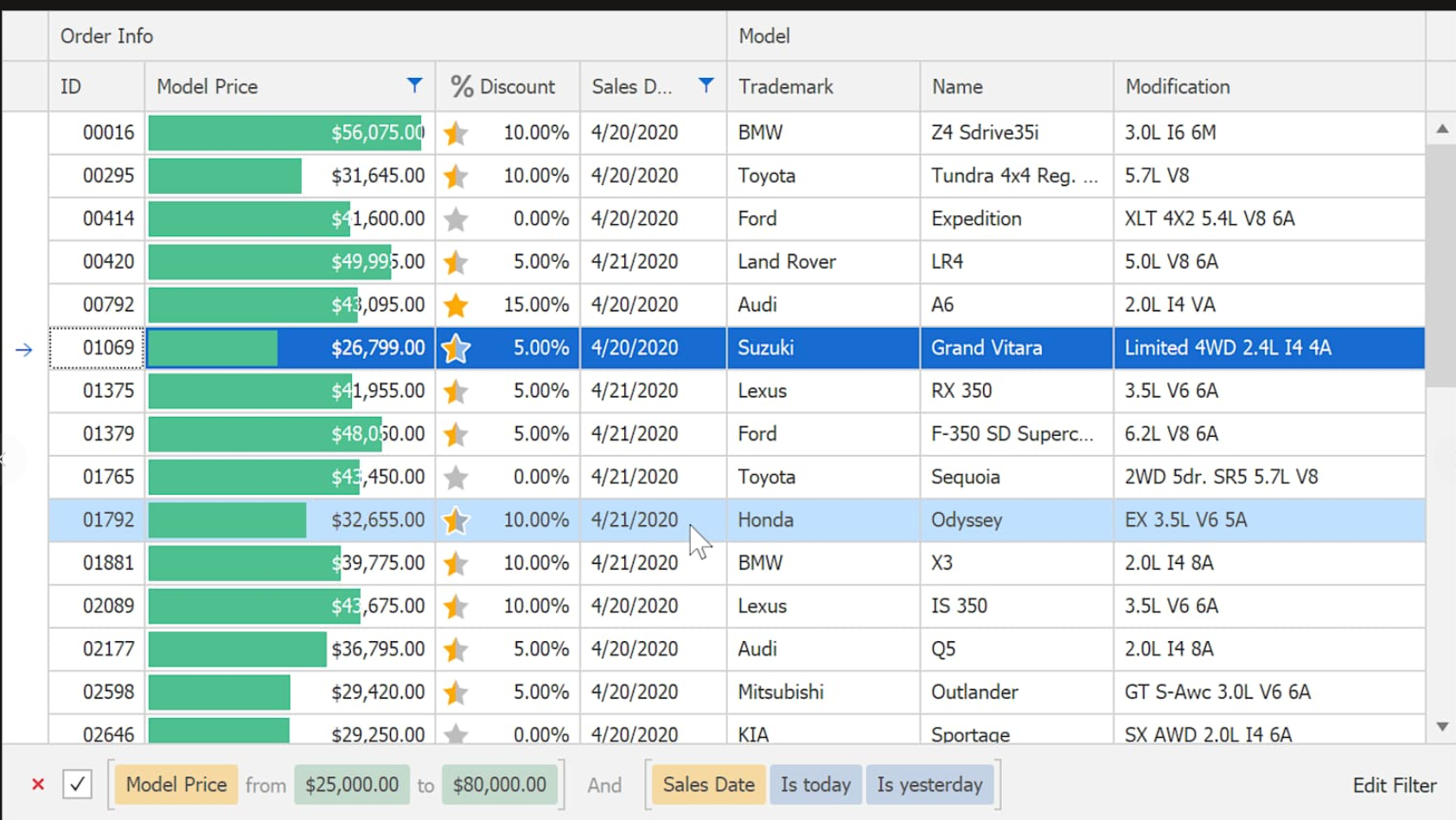 SQL Studio Menu